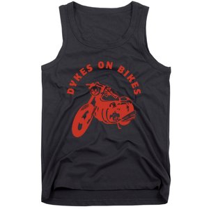 Lesbian D Kes On Bikes Lesbian History Pride Tank Top