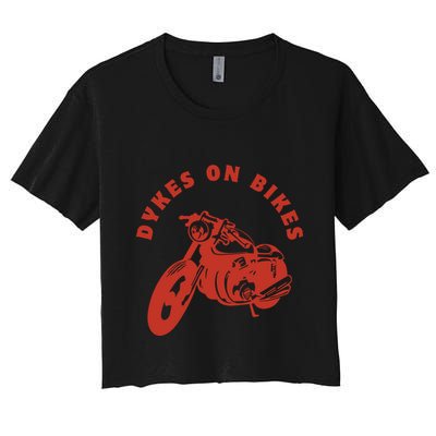 Lesbian D Kes On Bikes Lesbian History Pride Crop Top