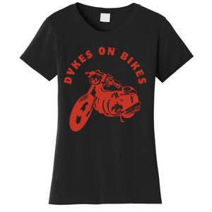 Lesbian D Kes On Bikes Lesbian History Pride Women's T-Shirt