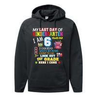 Last Day Kindergarten 1st Grade Here We Come Graduation For Kid Performance Fleece Hoodie