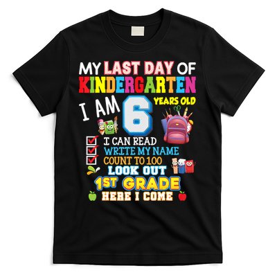 Last Day Kindergarten 1st Grade Here We Come Graduation For Kid T-Shirt
