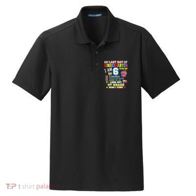 Last Day Kindergarten 1st Grade Here We Come Graduation For Kid Dry Zone Grid Polo