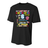 Last Day Kindergarten 1st Grade Here We Come Graduation For Kid Youth Performance Sprint T-Shirt