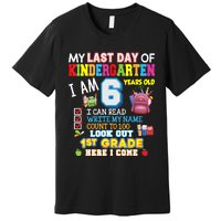 Last Day Kindergarten 1st Grade Here We Come Graduation For Kid Premium T-Shirt