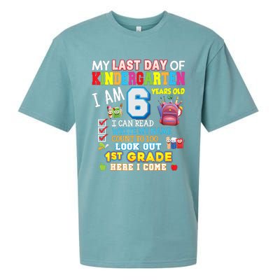 Last Day Kindergarten 1st Grade Here We Come Graduation For Kid Sueded Cloud Jersey T-Shirt