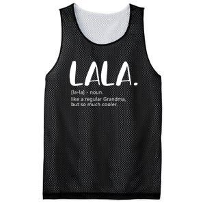 Lala Dictionary Like A Regular Grandma But Cooler Funny Mesh Reversible Basketball Jersey Tank