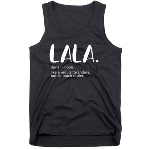 Lala Dictionary Like A Regular Grandma But Cooler Funny Tank Top