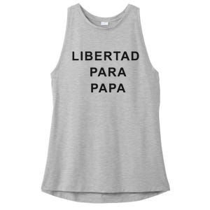 Luis Diaz Libertad Para Papa Ladies PosiCharge Tri-Blend Wicking Tank