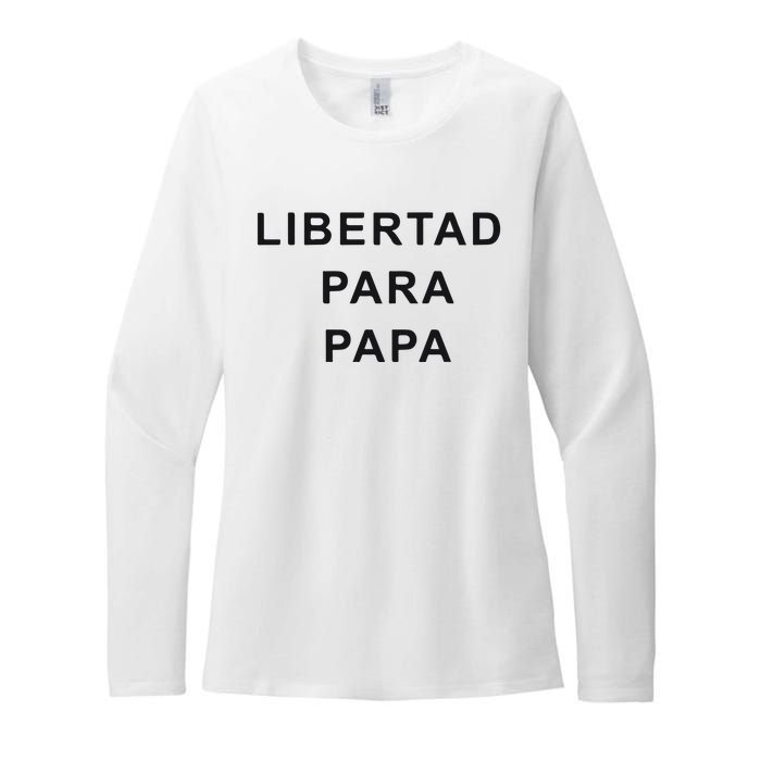 Luis Diaz Libertad Para Papa Womens CVC Long Sleeve Shirt