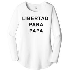 Luis Diaz Libertad Para Papa Women's Perfect Tri Tunic Long Sleeve Shirt