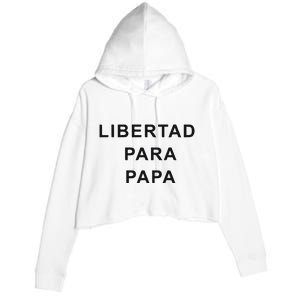 Luis Diaz Libertad Para Papa Crop Fleece Hoodie