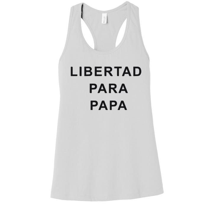 Luis Diaz Libertad Para Papa Women's Racerback Tank