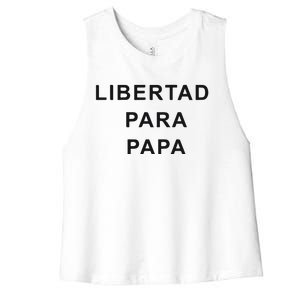 Luis Diaz Libertad Para Papa Women's Racerback Cropped Tank