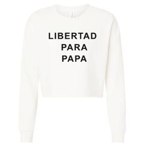 Luis Diaz Libertad Para Papa Cropped Pullover Crew