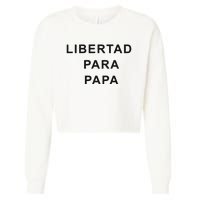 Luis Diaz Libertad Para Papa Cropped Pullover Crew