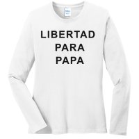 Luis Diaz Libertad Para Papa Ladies Long Sleeve Shirt