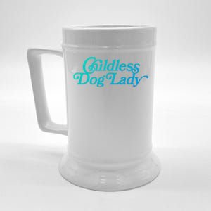 Less Dog Lady (Less Cat Lady Meme) Funny Cute Gift Beer Stein