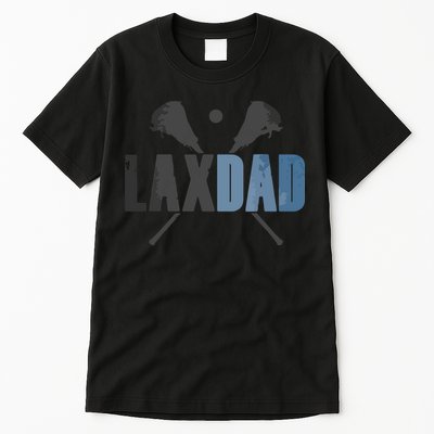 Lax Dad Lacrosse Player Father Coach Sticks Vintage Graphic Tall T-Shirt