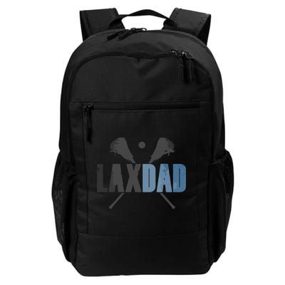Lax Dad Lacrosse Player Father Coach Sticks Vintage Graphic Backpack