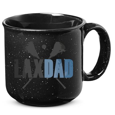 Lax Dad Lacrosse Player Father Coach Sticks Vintage Graphic 15oz Campfire Ceramic Mug