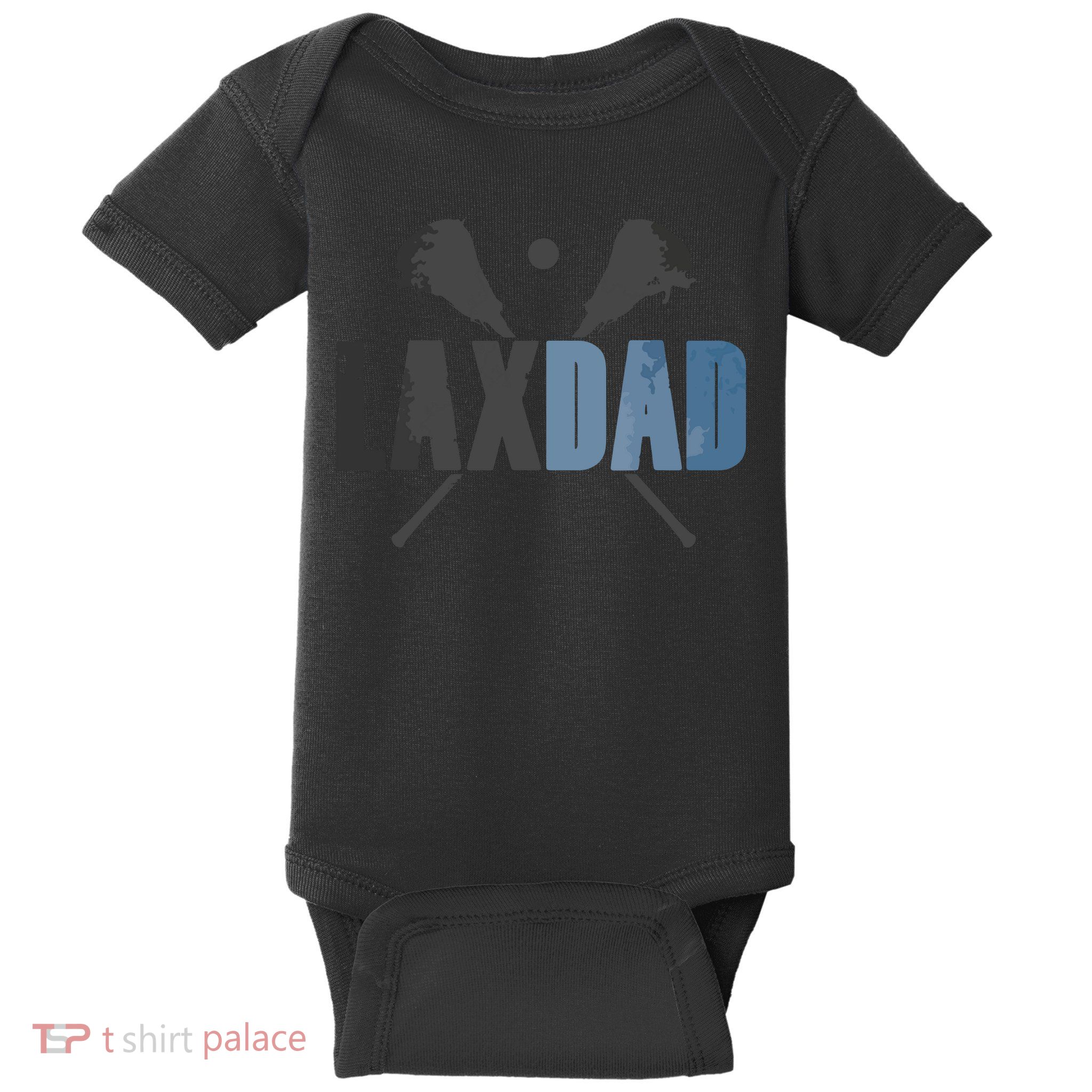 Lax Dad Lacrosse Player Father Coach Sticks Vintage Graphic Baby Bodysuit
