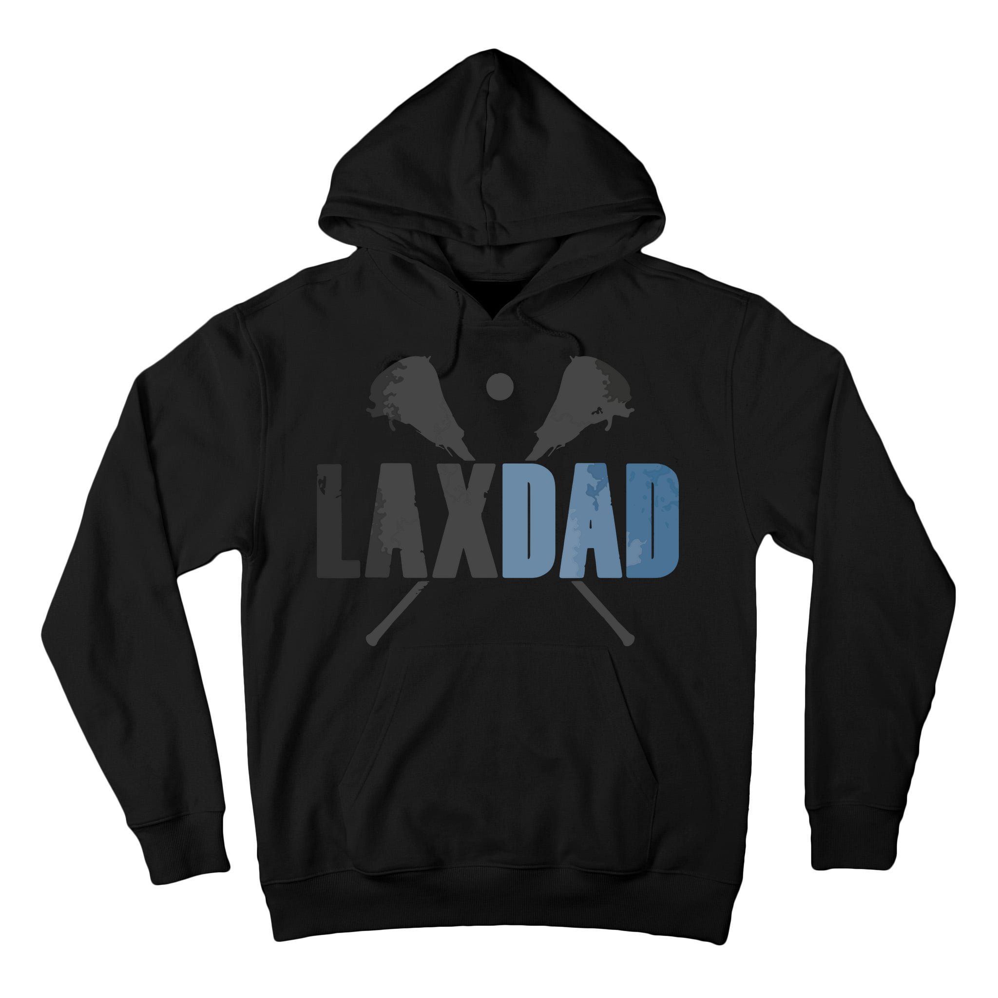 Lax Dad Lacrosse Player Father Coach Sticks Vintage Graphic Tall Hoodie