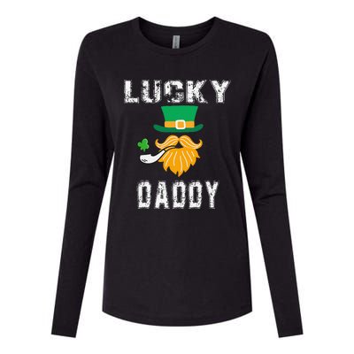 Lucky Daddy Leprechaun Saint Patrick's Day Gift Womens Cotton Relaxed Long Sleeve T-Shirt