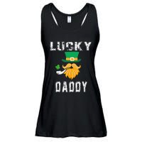 Lucky Daddy Leprechaun Saint Patrick's Day Gift Ladies Essential Flowy Tank