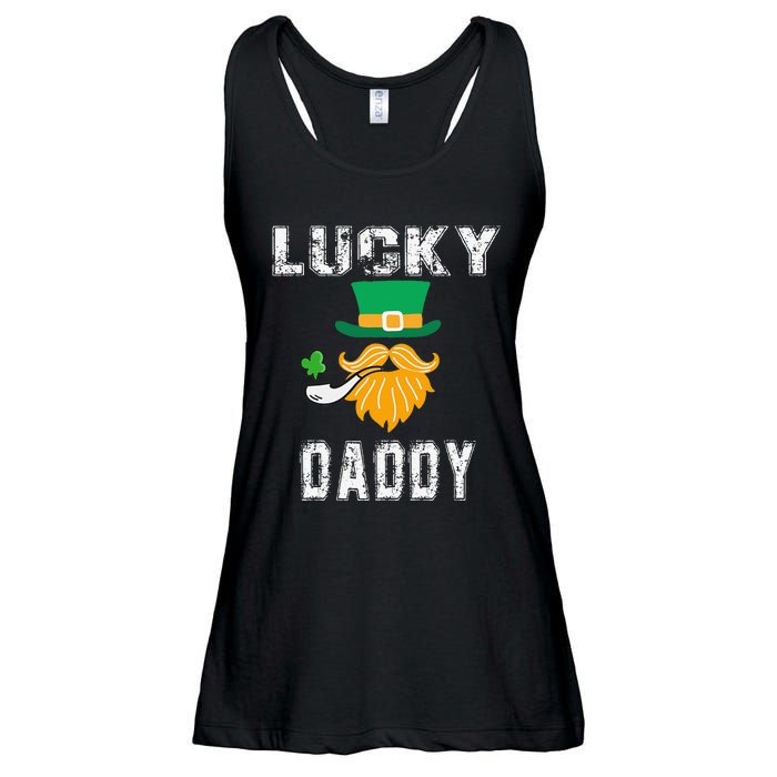 Lucky Daddy Leprechaun Saint Patrick's Day Gift Ladies Essential Flowy Tank