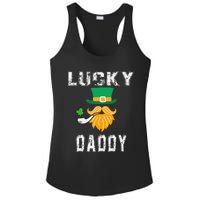 Lucky Daddy Leprechaun Saint Patrick's Day Gift Ladies PosiCharge Competitor Racerback Tank