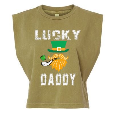 Lucky Daddy Leprechaun Saint Patrick's Day Gift Garment-Dyed Women's Muscle Tee