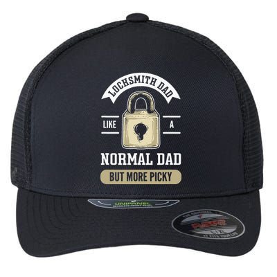 Locksmith Dad. Lock Picking. Locksmith Flexfit Unipanel Trucker Cap