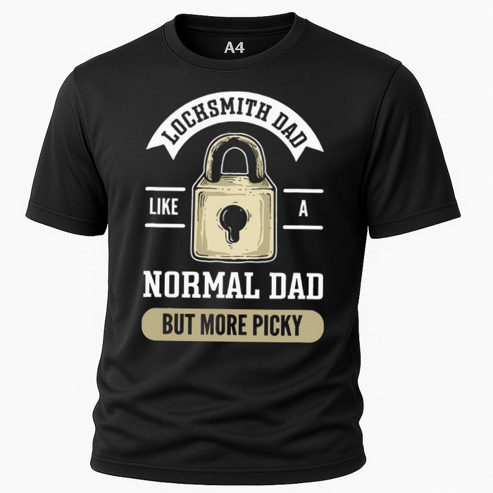 Locksmith Dad. Lock Picking. Locksmith Cooling Performance Crew T-Shirt