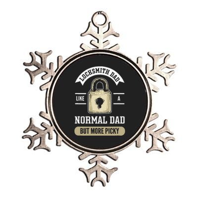 Locksmith Dad. Lock Picking. Locksmith Metallic Star Ornament