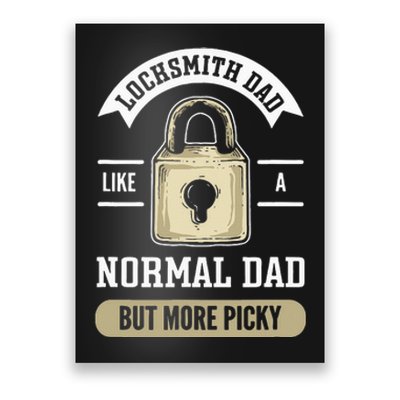 Locksmith Dad. Lock Picking. Locksmith Poster