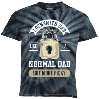 Locksmith Dad. Lock Picking. Locksmith Kids Tie-Dye T-Shirt