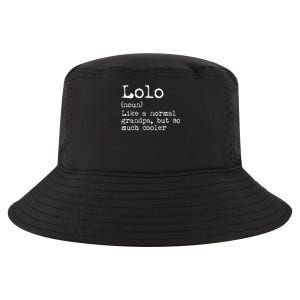 Lolo Definition Like A Normal Grandpa But So Much Cooler Cool Comfort Performance Bucket Hat