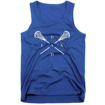 Lax Dad Lacrosse Funny Fathers Day Tank Top