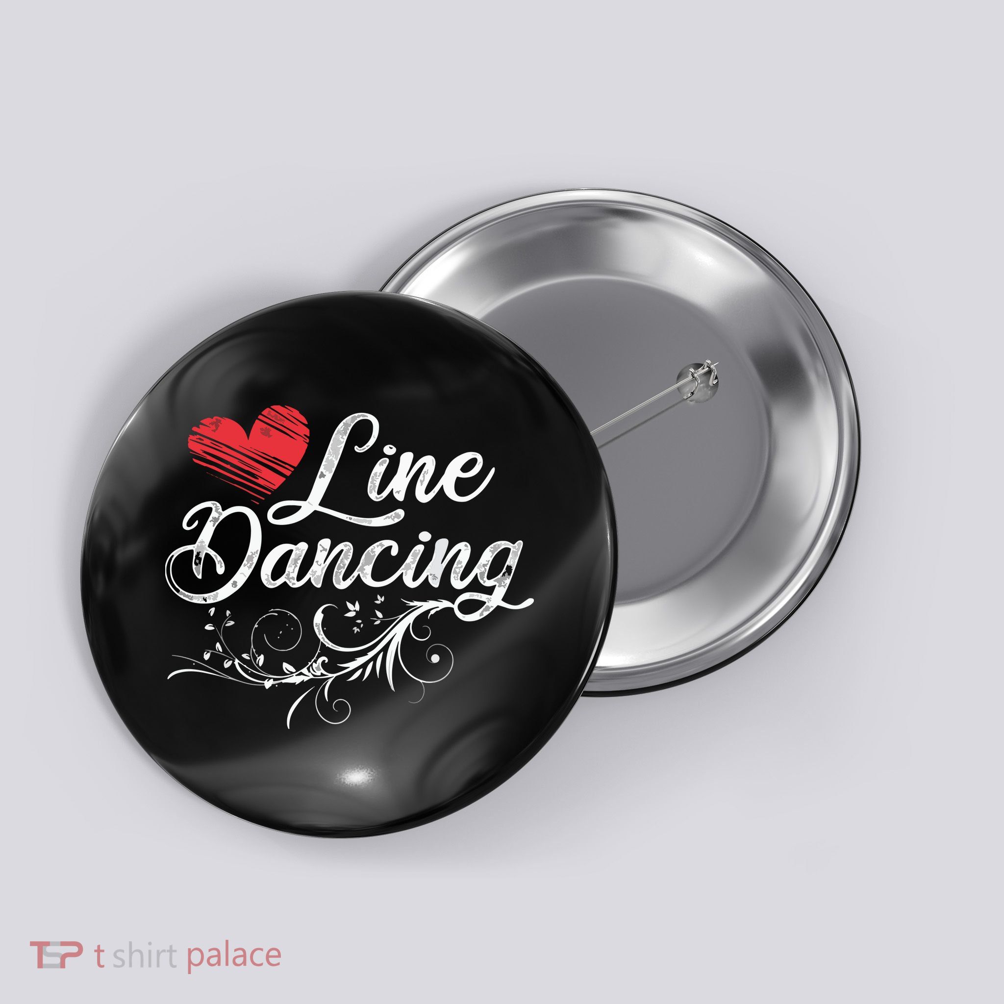 Line Dancing Line Dance Button
