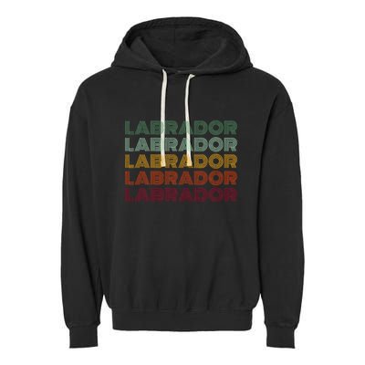 Labrador Dog Garment-Dyed Fleece Hoodie