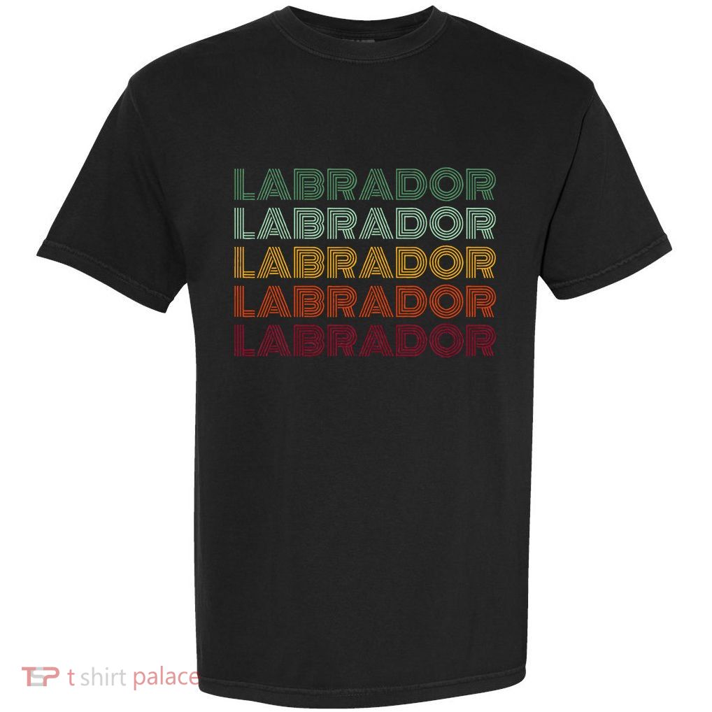 Labrador Dog Garment-Dyed Heavyweight T-Shirt