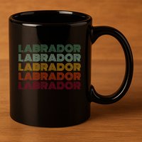 Labrador Dog 11oz C Handle Ceramic Mug