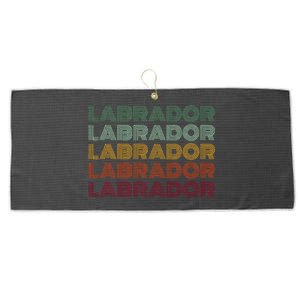 Labrador Dog Large Microfiber Waffle Golf Towel