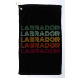 Labrador Dog Platinum Collection Golf Towel