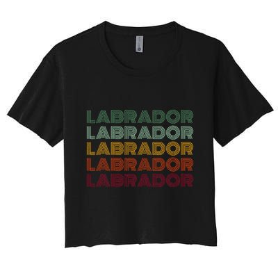 Labrador Dog Crop Top