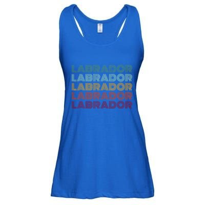 Labrador Dog Ladies Essential Flowy Tank