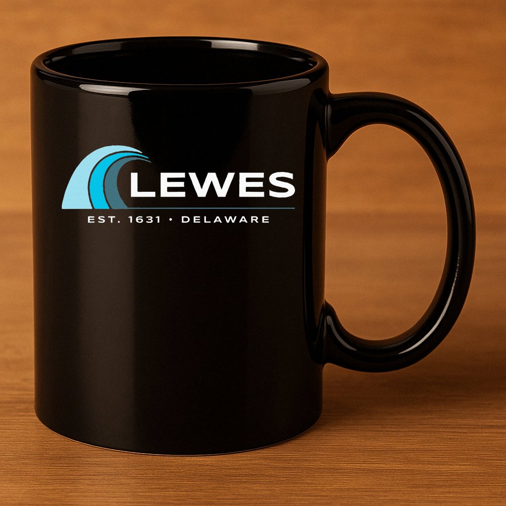Lewes Delaware 11oz C Handle Ceramic Mug
