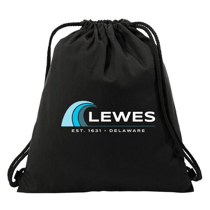 Lewes Delaware Drawstring Bag