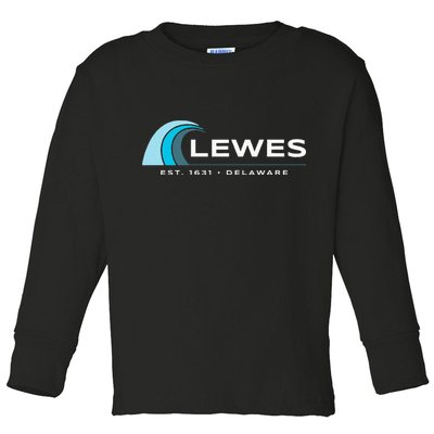 Lewes Delaware Toddler Long Sleeve Shirt