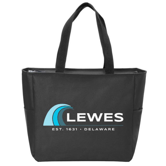 Lewes Delaware Zip Tote Bag